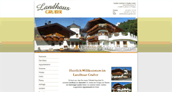 Desktop Screenshot of landhaus-gruber.com